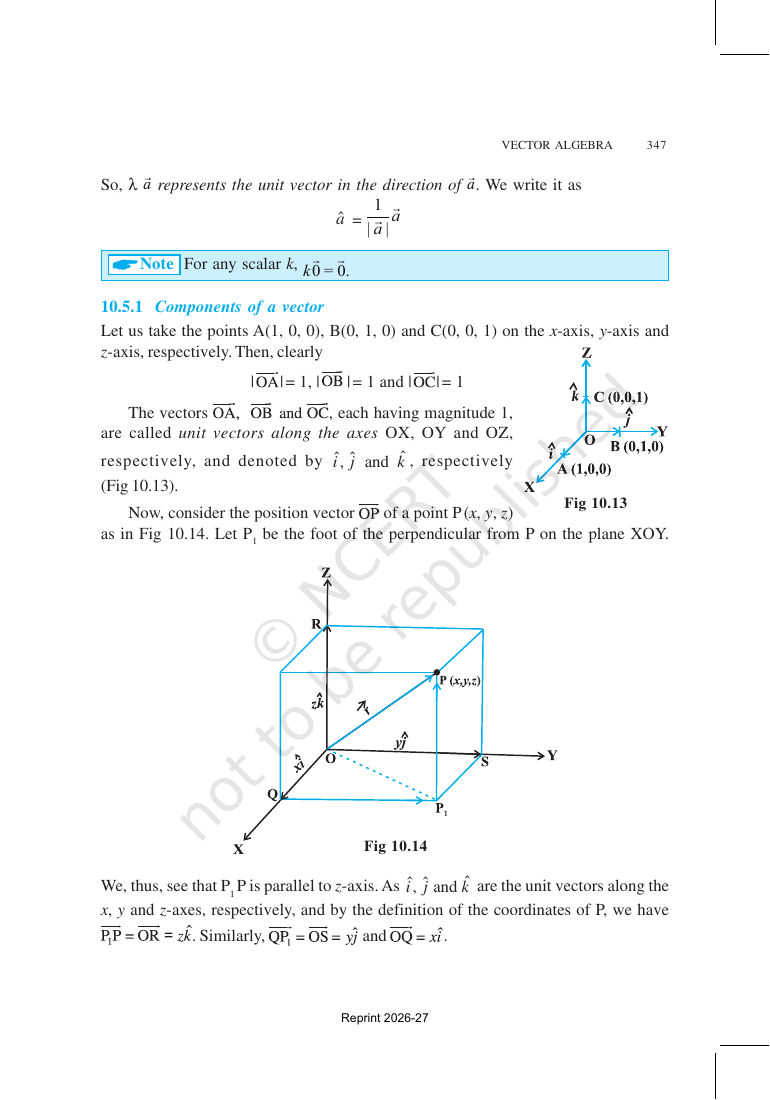 Page 10 of Vector Algebra