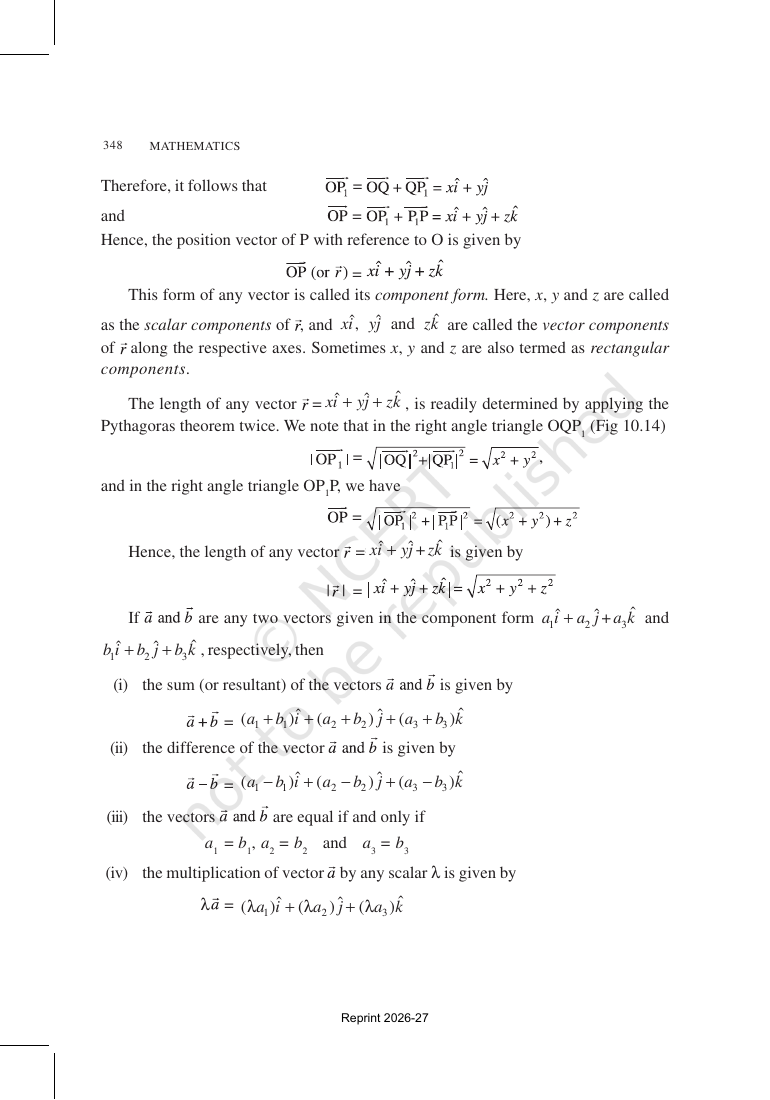 Page 11 of Vector Algebra