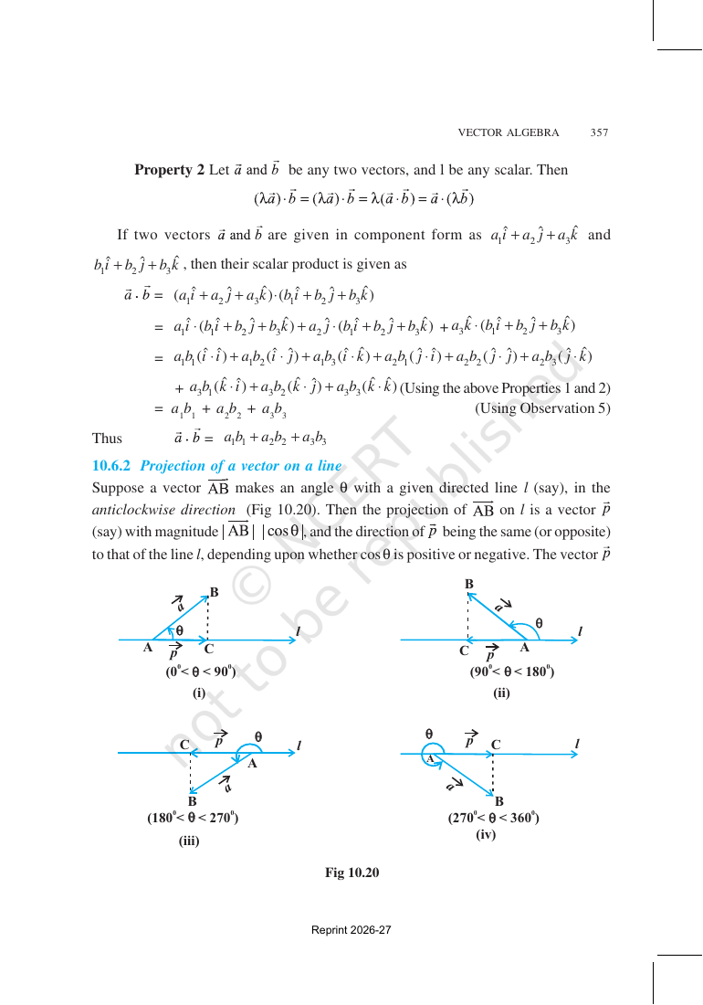 Page 20 of Vector Algebra