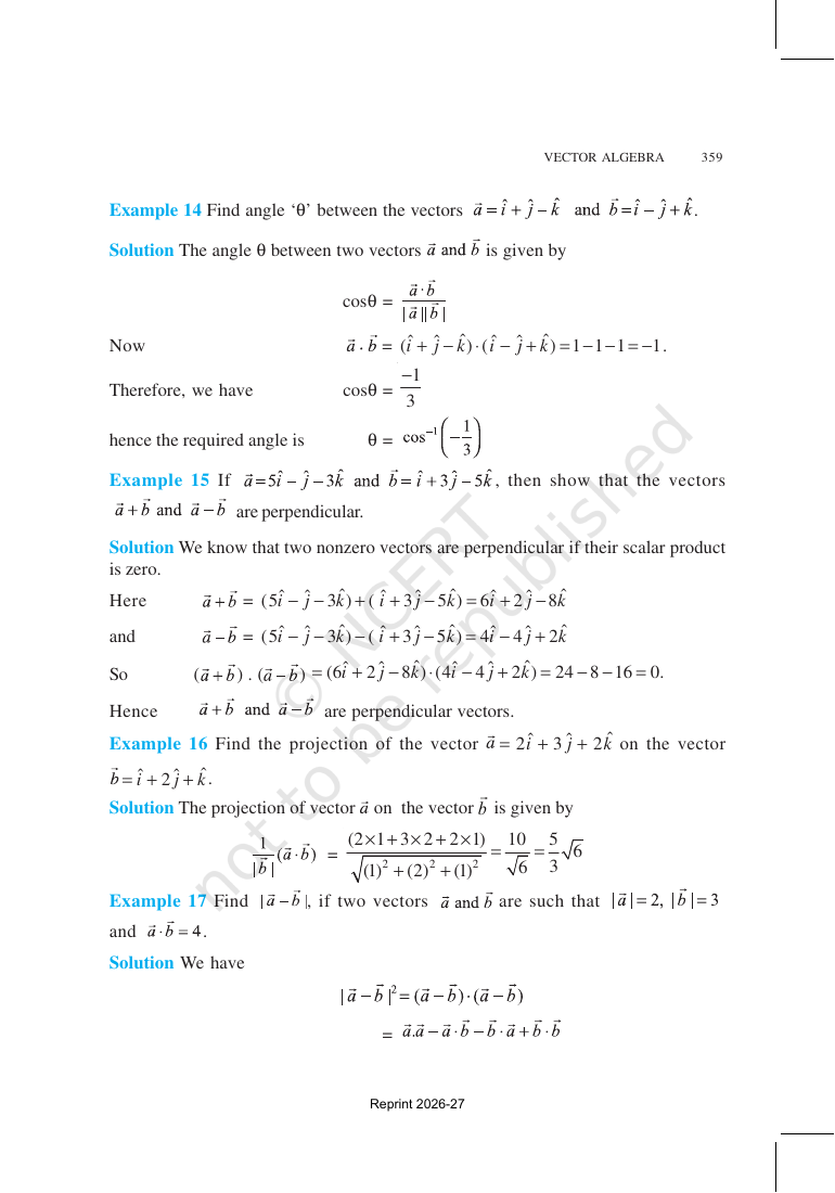 Page 22 of Vector Algebra