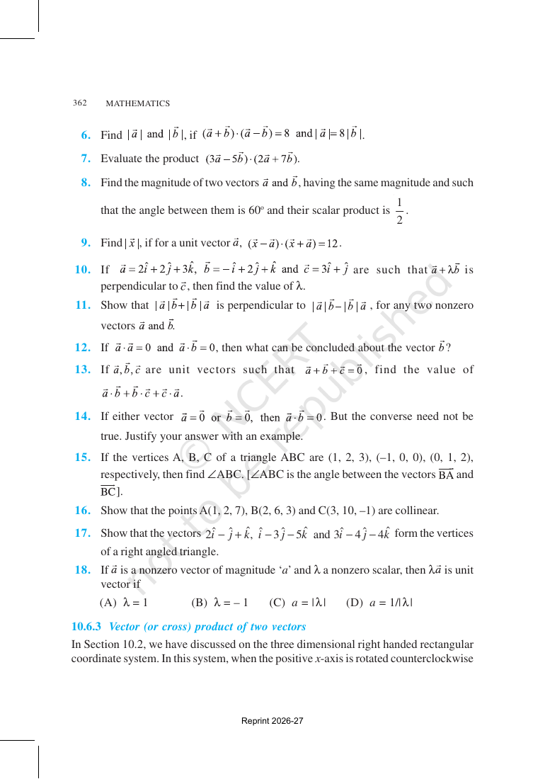 Page 25 of Vector Algebra