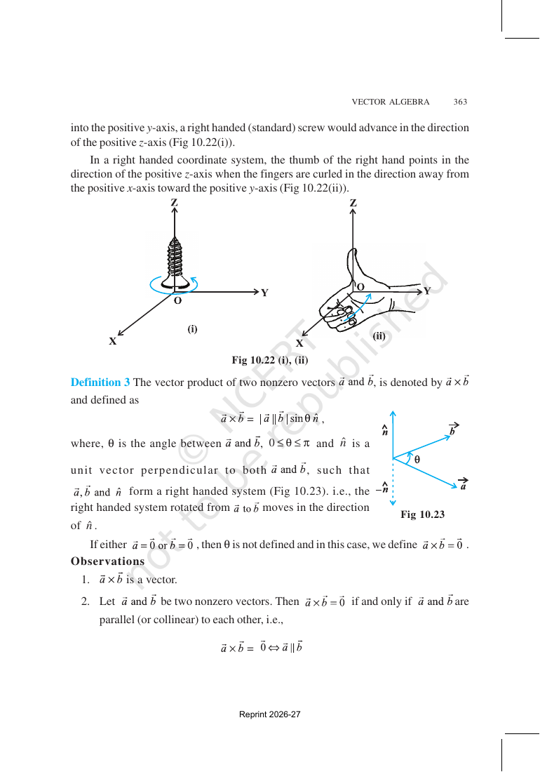 Page 26 of Vector Algebra