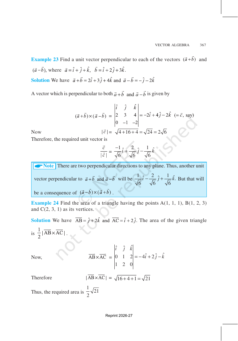Page 30 of Vector Algebra