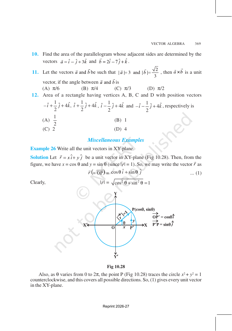 Page 32 of Vector Algebra