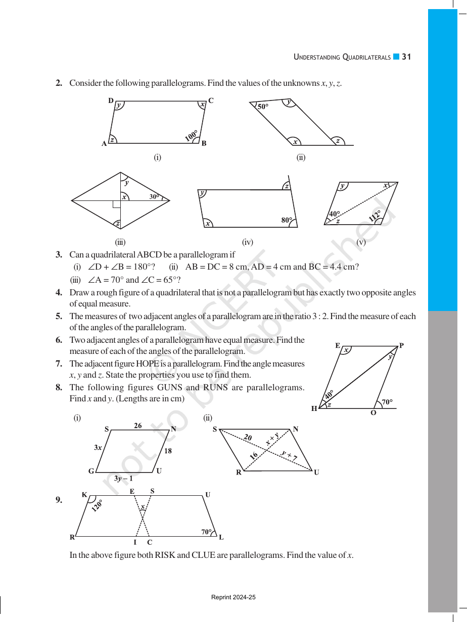 Page 11 of Understanding Quadrilaterals
