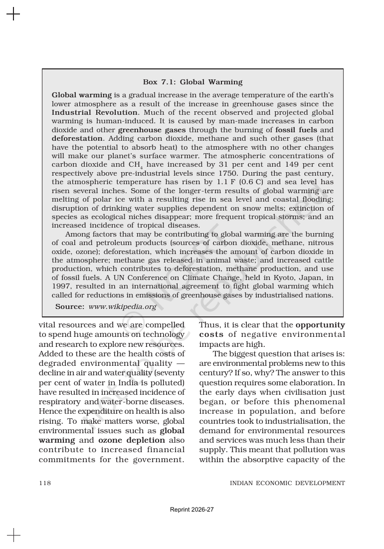 Page 4 of Environment and Sustainable Development