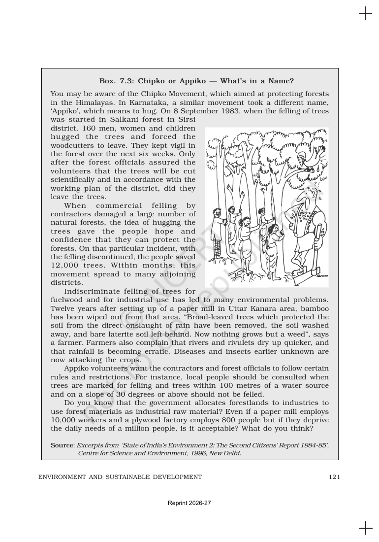 Page 7 of Environment and Sustainable Development