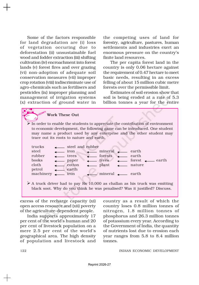 Page 8 of Environment and Sustainable Development