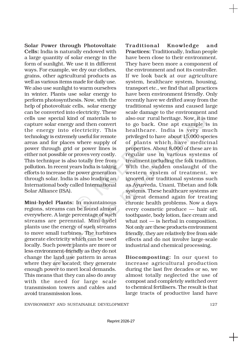 Page 13 of Environment and Sustainable Development