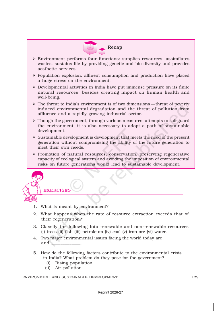 Page 15 of Environment and Sustainable Development