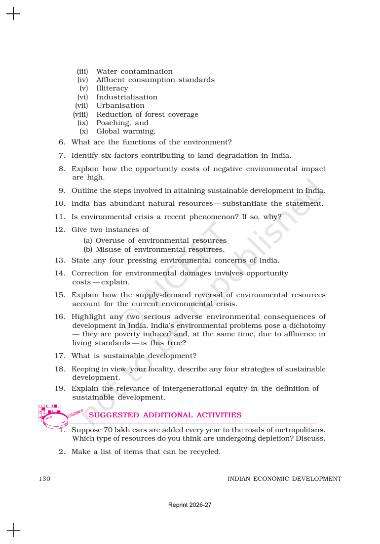 Page 16 of Environment and Sustainable Development