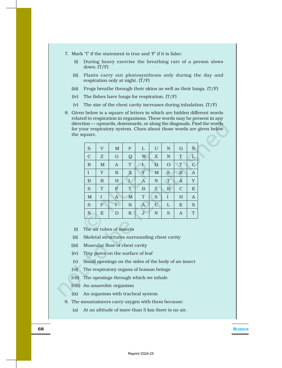 Page 12 of Respiration in Organisms