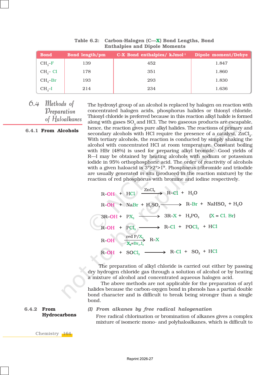 Page 6 of Haloalkanes and Haloarenes