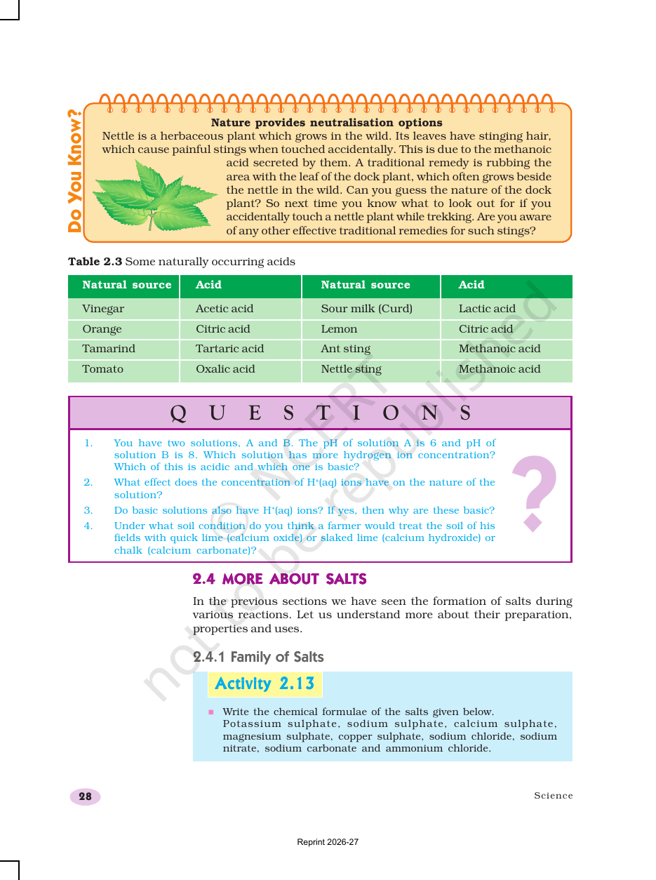 Page 12 of Acids, Bases and Salts
