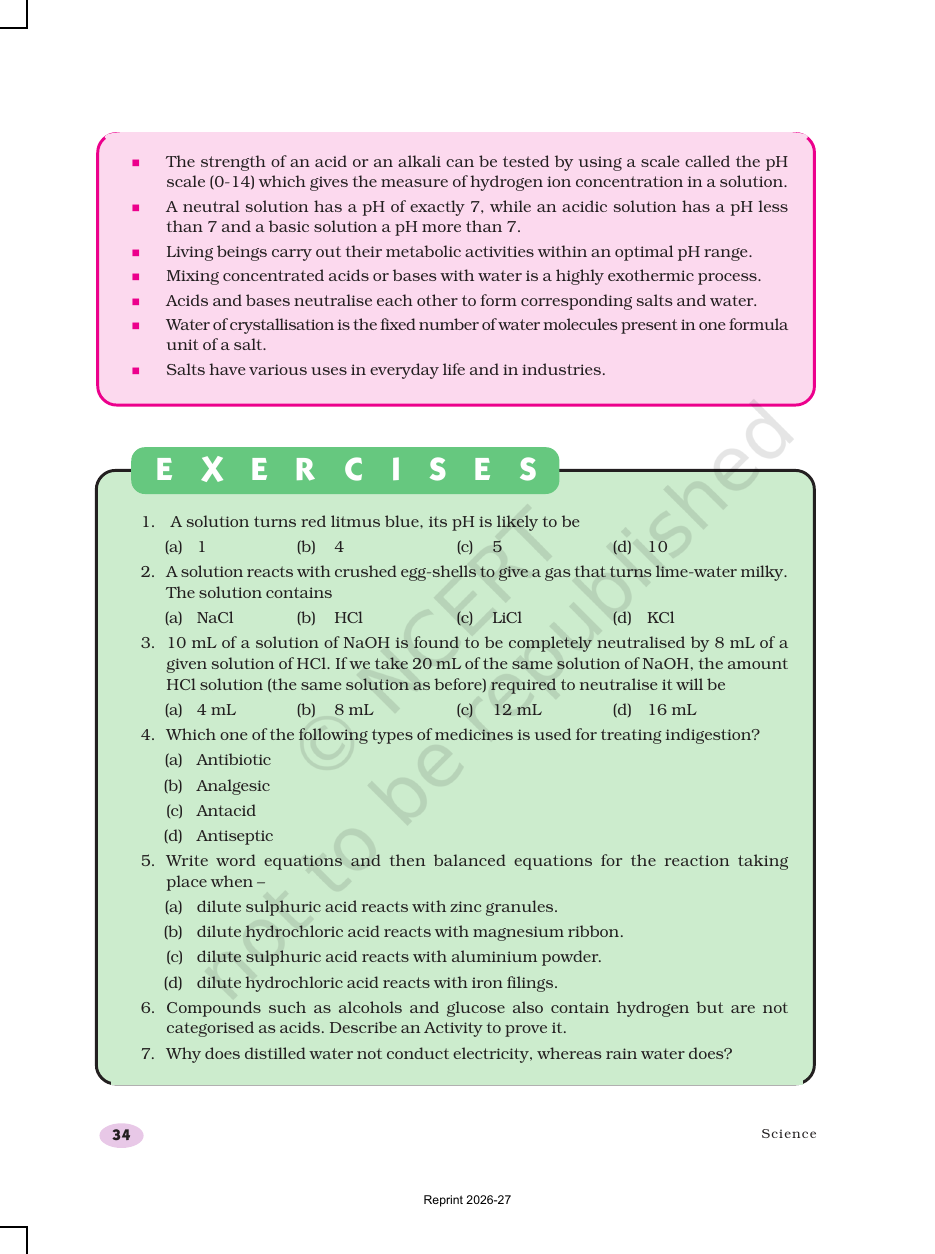 Page 18 of Acids, Bases and Salts
