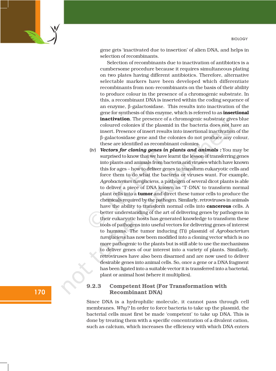 Page 10 of Biotechnology: Principles and Processes