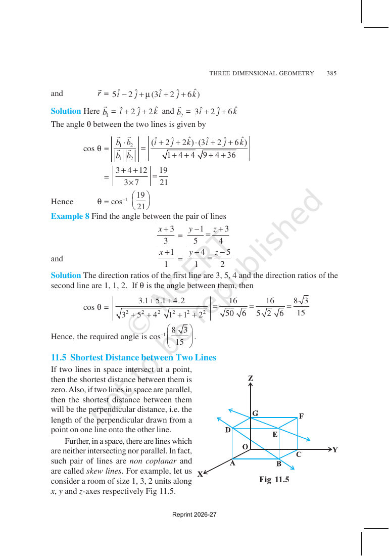 Page 9 of Three Dimensional Geometry