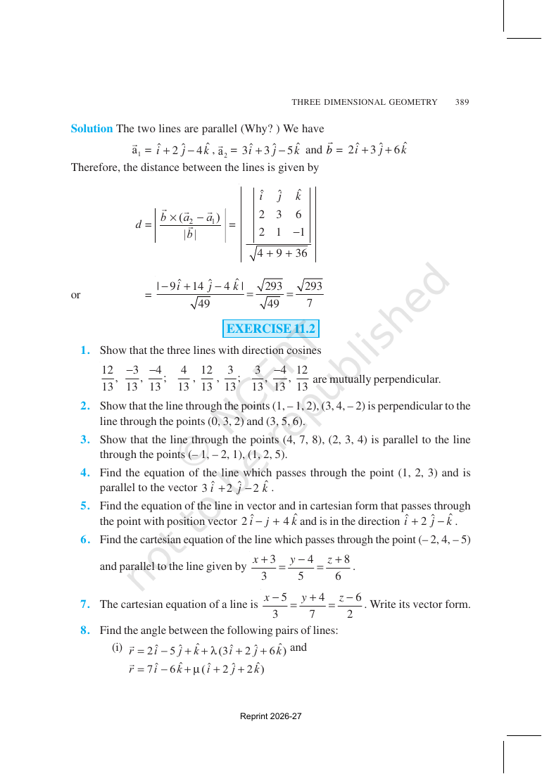 Page 13 of Three Dimensional Geometry