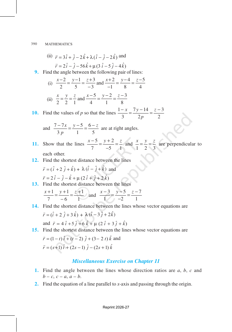 Page 14 of Three Dimensional Geometry