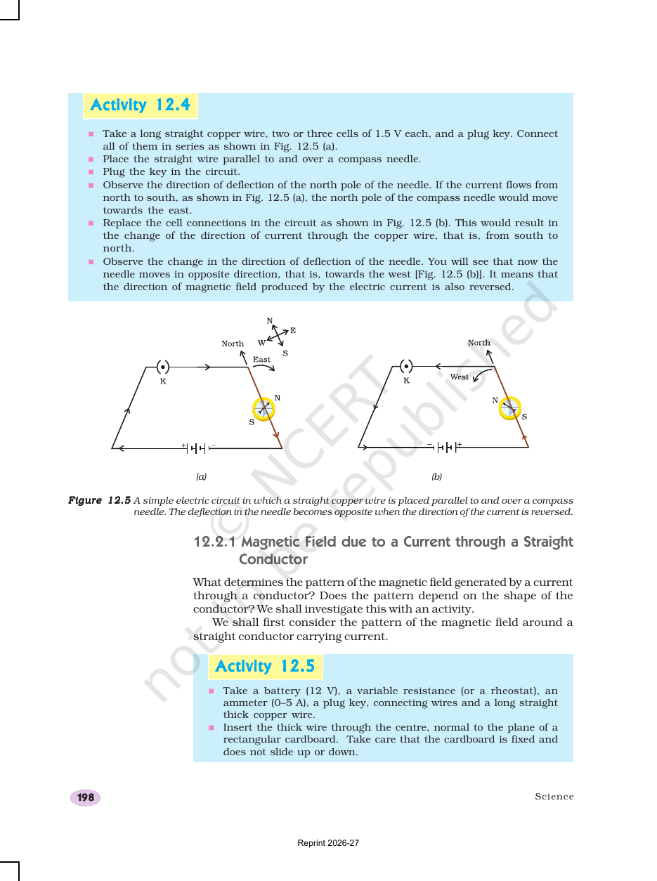 Page 4 of Magnetic Effects of Electric Current