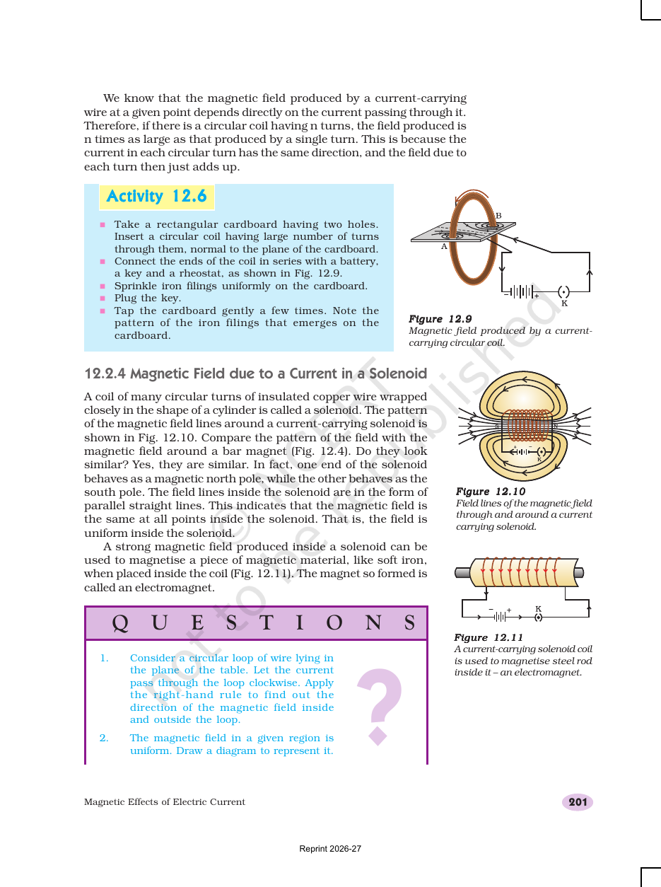 Page 7 of Magnetic Effects of Electric Current