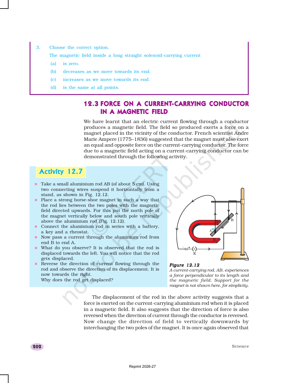 Page 8 of Magnetic Effects of Electric Current