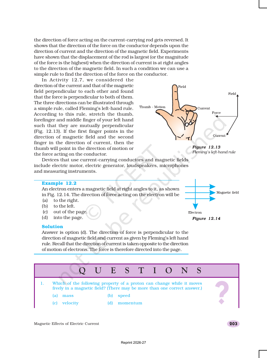 Page 9 of Magnetic Effects of Electric Current