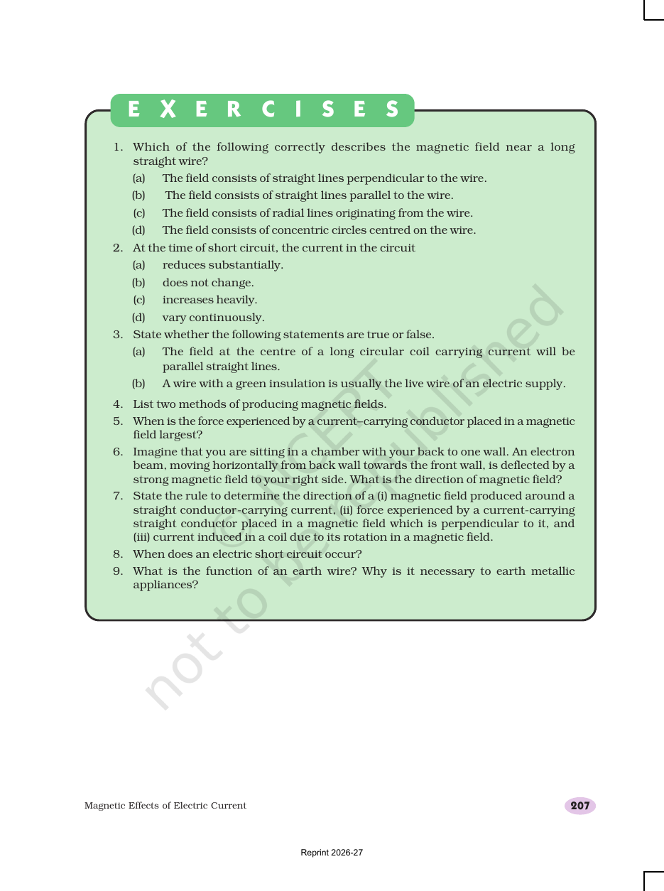 Page 13 of Magnetic Effects of Electric Current