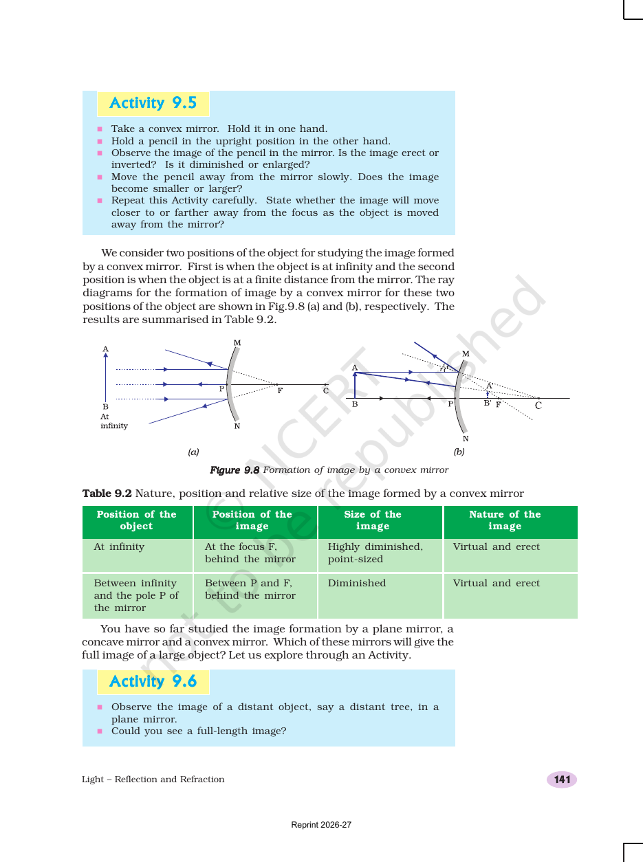 Page 8 of Light — Reflection and Refraction