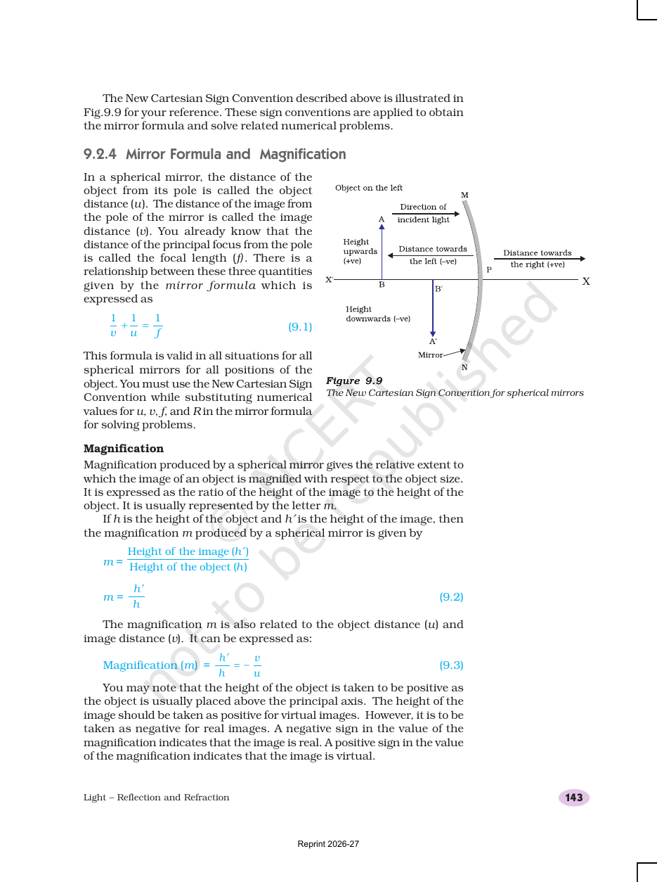 Page 10 of Light — Reflection and Refraction