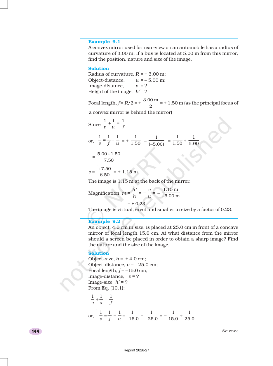 Page 11 of Light — Reflection and Refraction