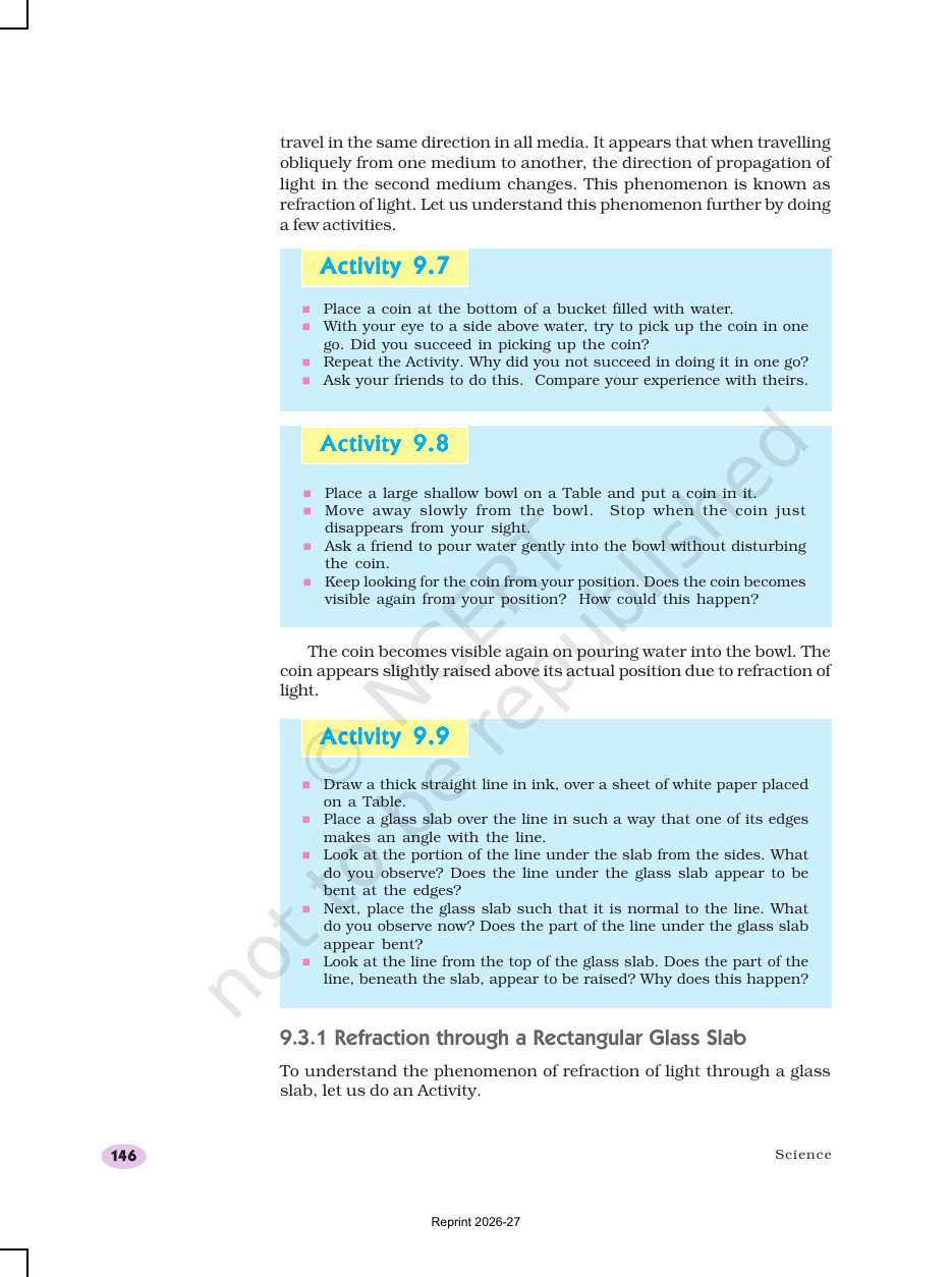 Page 13 of Light — Reflection and Refraction