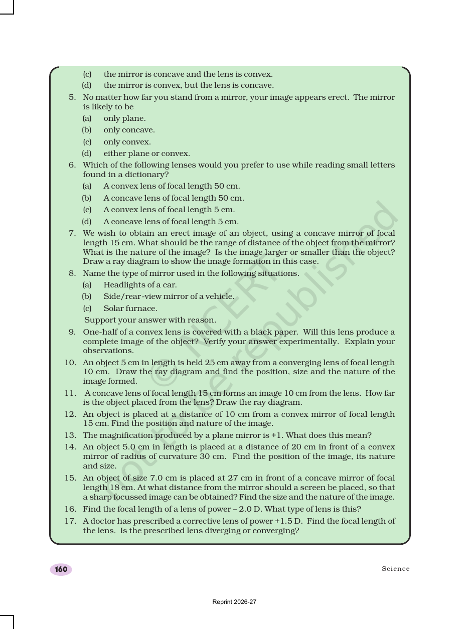 Page 27 of Light — Reflection and Refraction