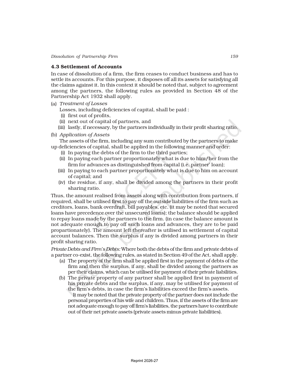Page 4 of Reconstitution of a Partnership Firm — Retirement/Death of a Partner
