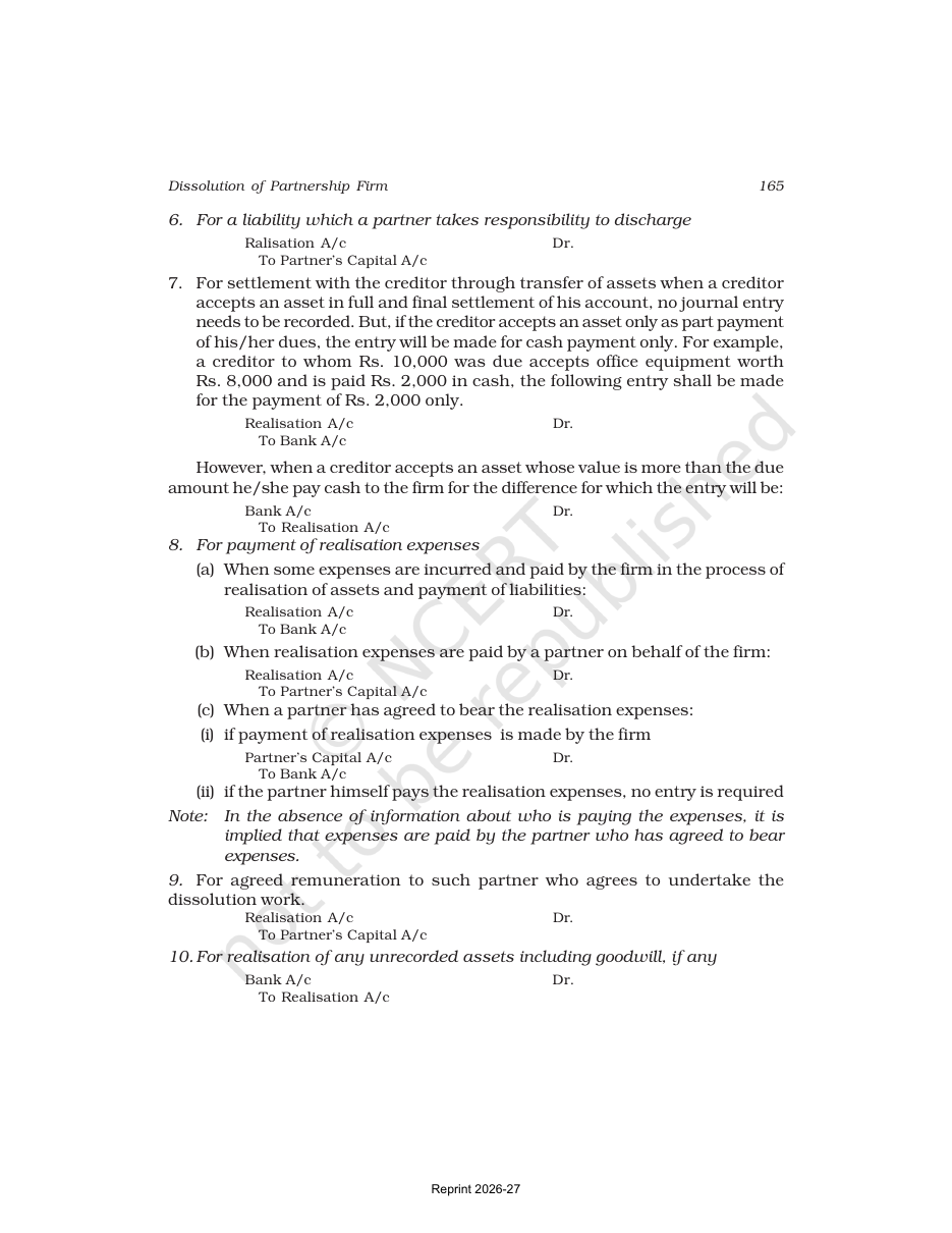 Page 10 of Reconstitution of a Partnership Firm — Retirement/Death of a Partner