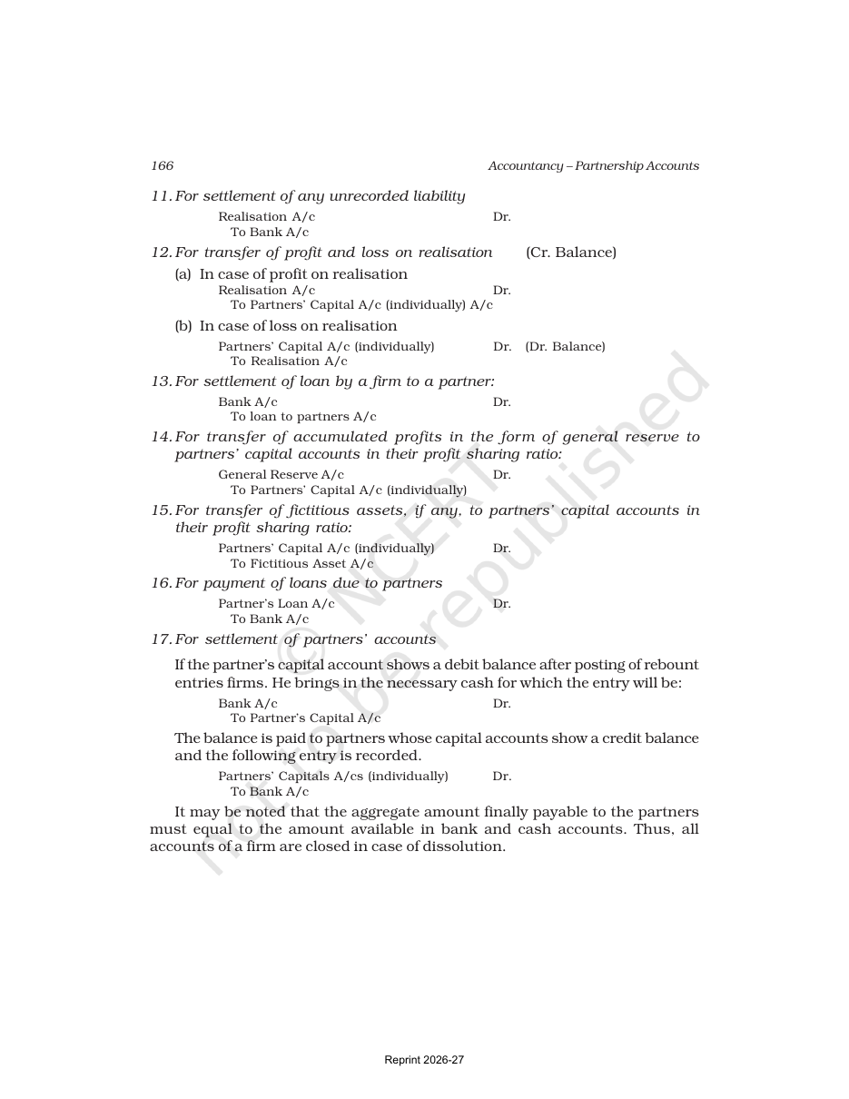 Page 11 of Reconstitution of a Partnership Firm — Retirement/Death of a Partner