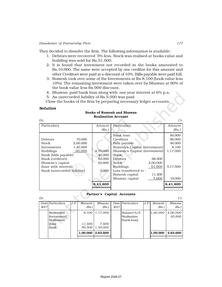 Page 22 of Reconstitution of a Partnership Firm — Retirement/Death of a Partner
