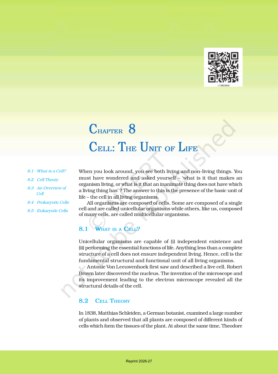 Page 3 of Cell: The Unit of Life