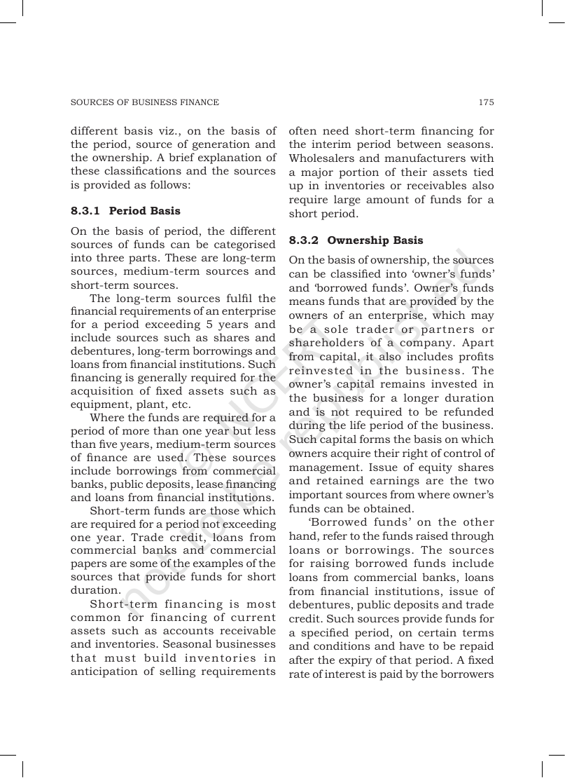 Page 5 of Sources of Business Finance
