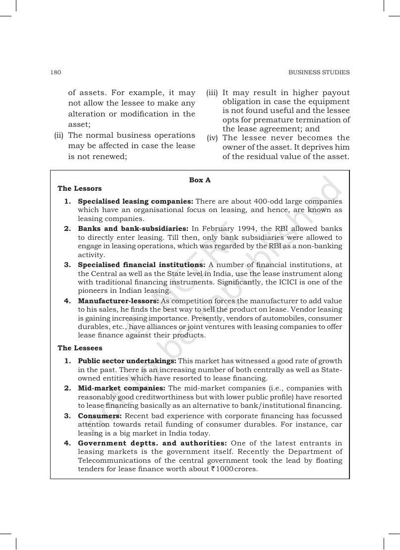 Page 10 of Sources of Business Finance