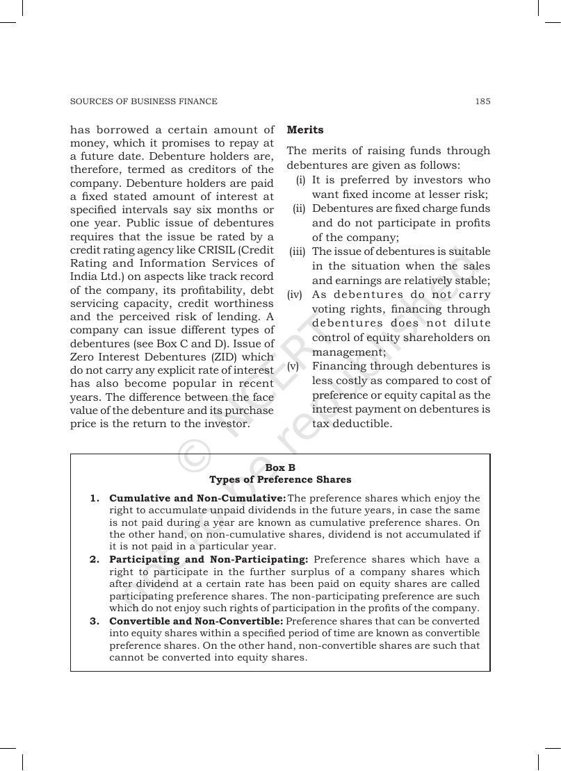 Page 15 of Sources of Business Finance