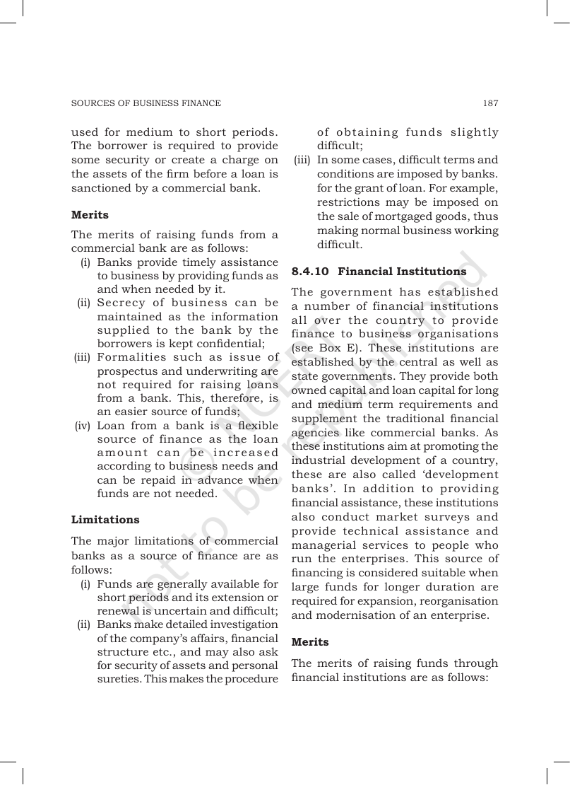 Page 17 of Sources of Business Finance
