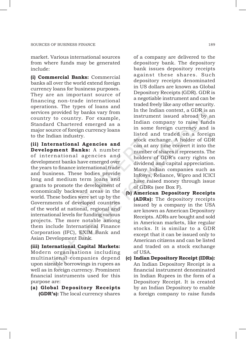 Page 19 of Sources of Business Finance