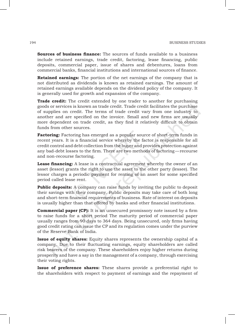 Page 24 of Sources of Business Finance