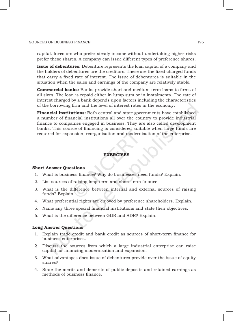 Page 25 of Sources of Business Finance