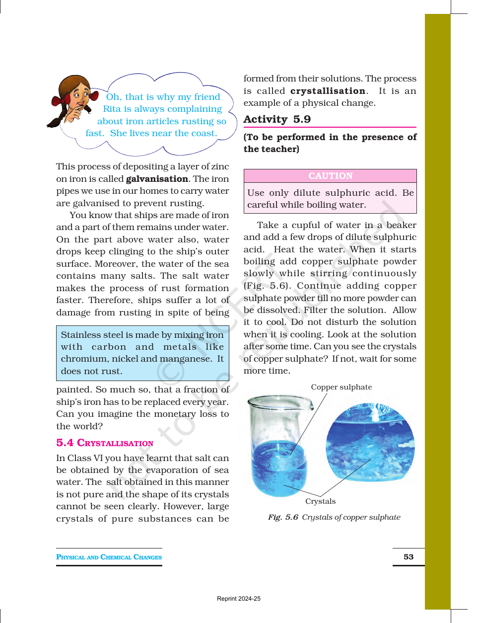 Page 7 of Physical and Chemical Changes