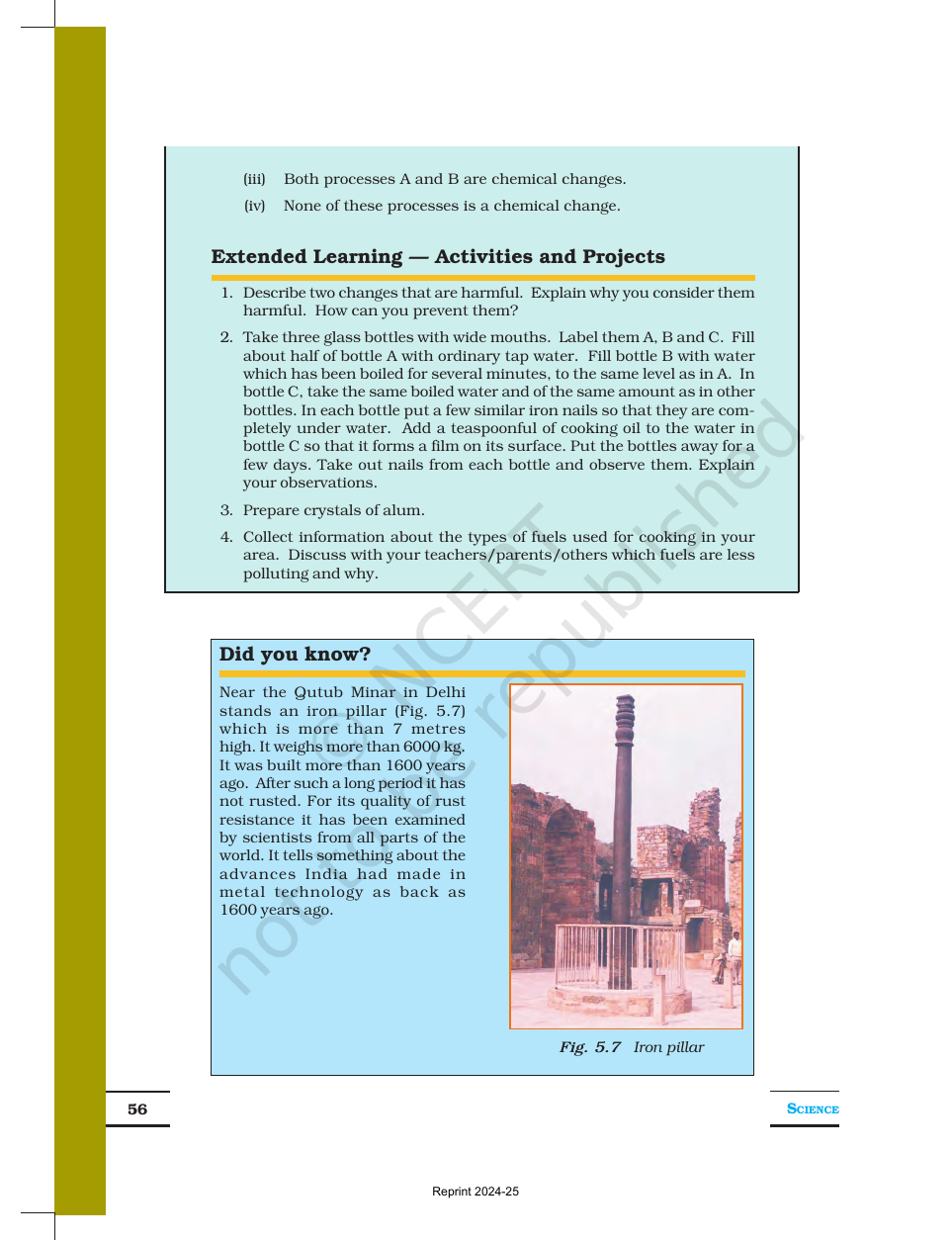 Page 10 of Physical and Chemical Changes