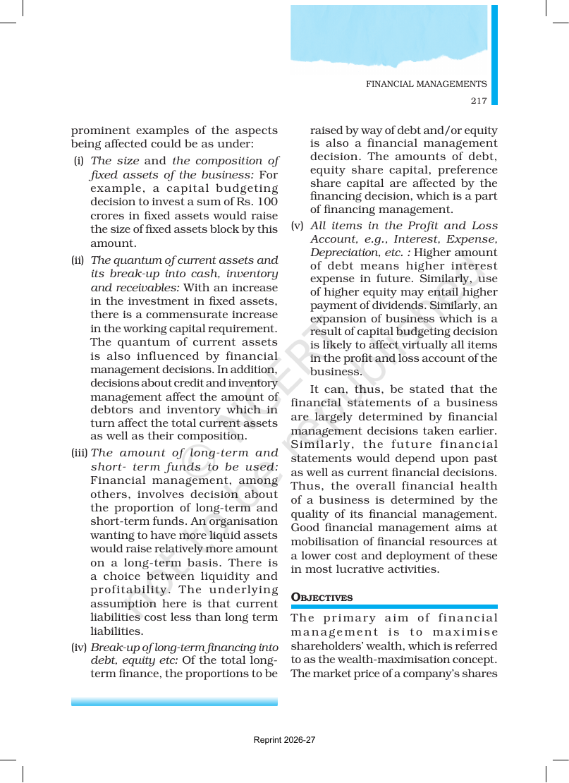 Page 3 of Financial Management