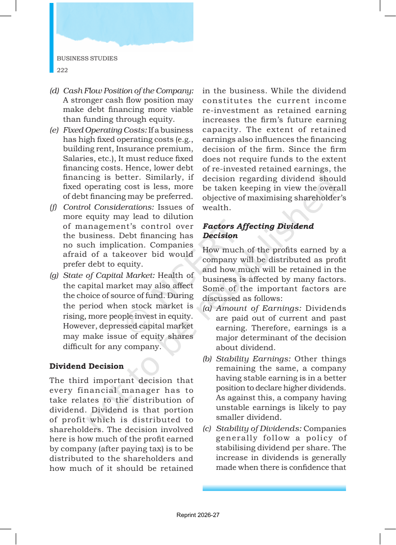 Page 8 of Financial Management