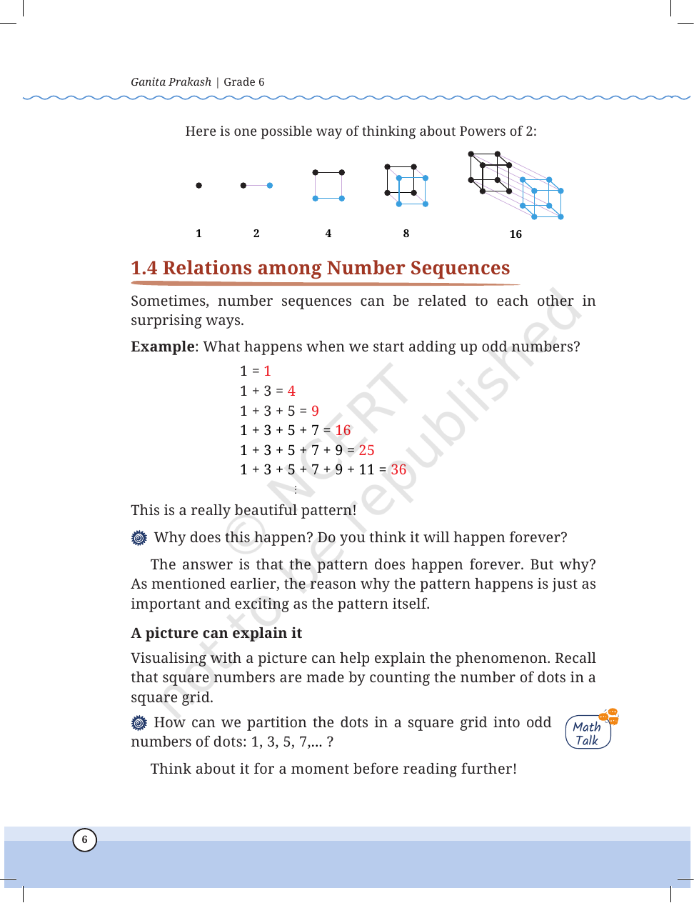 Page 6 of Patterns in Mathematics